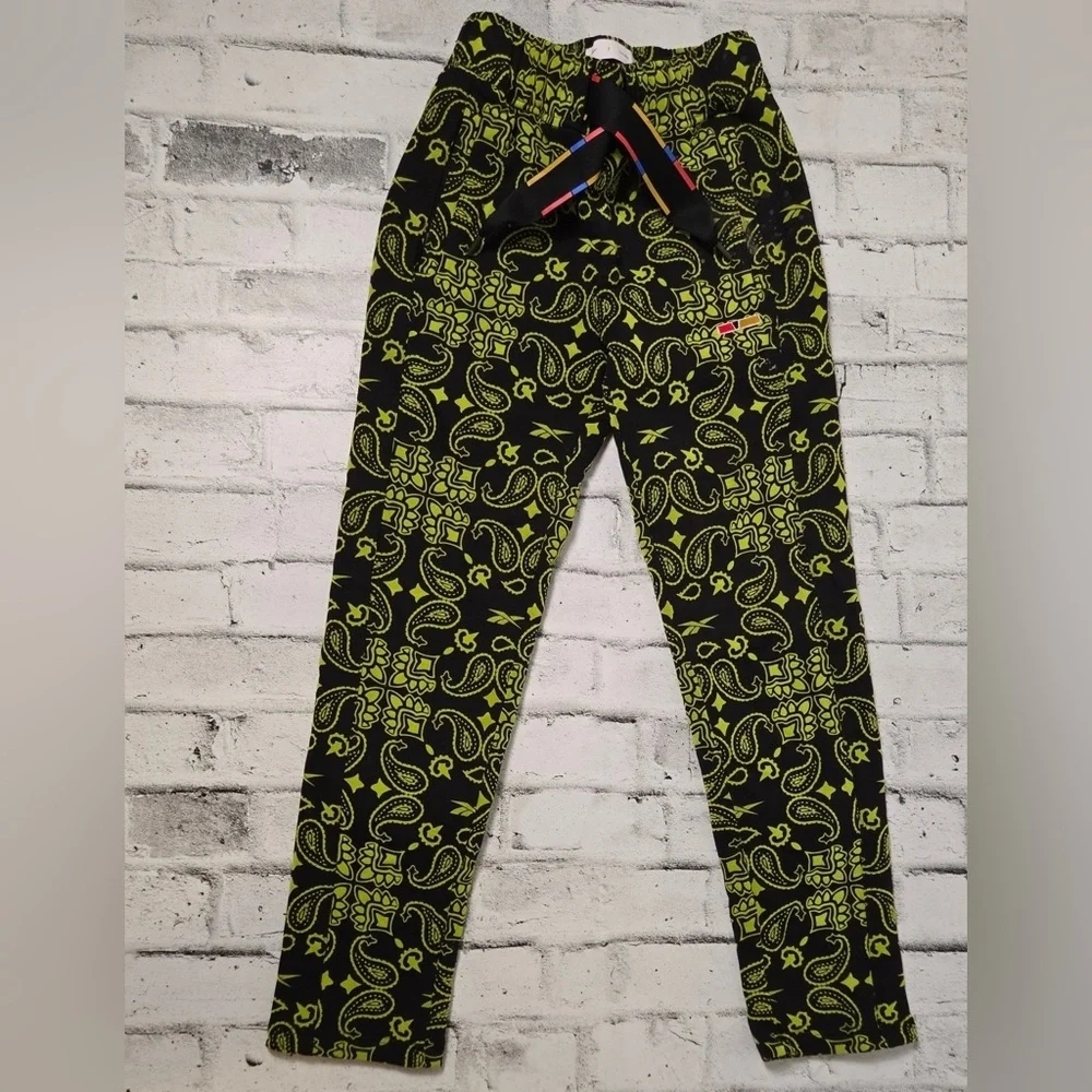 Reebok Pyer Moss Bandana Print Joggers Size XS